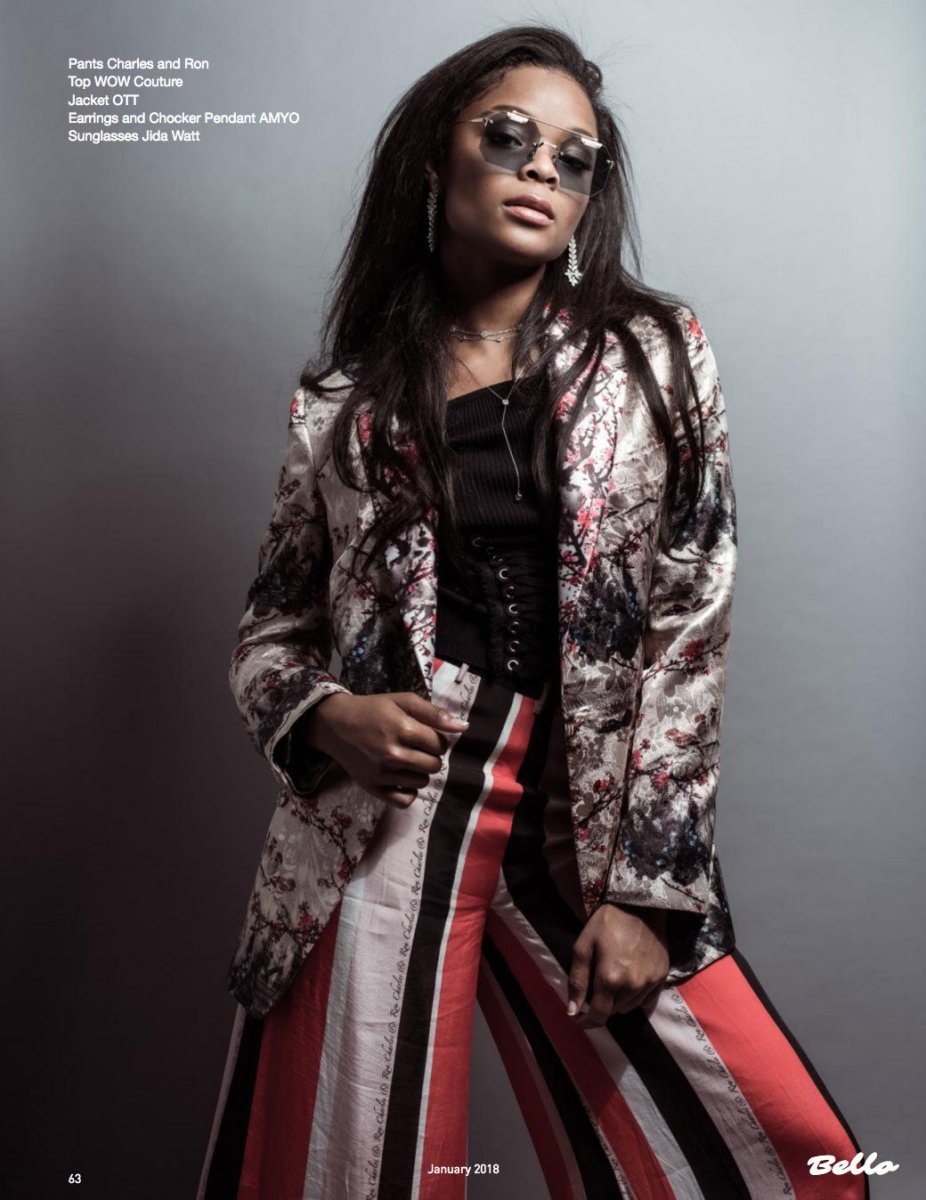 Ajiona Alexus wearing Layered Necklaces