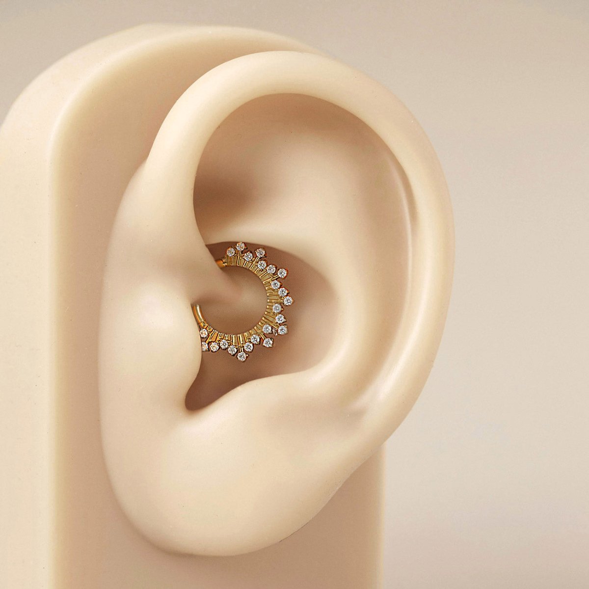 pave-deco-seamless-hoop-gold-titanium, cartilage hoop size