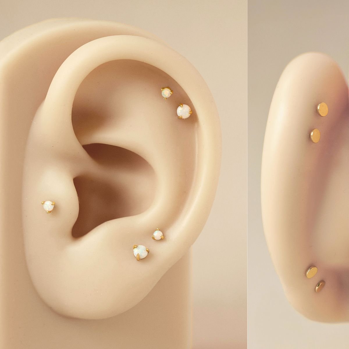 teeny-tiny-opal-flatback-stud-14k-gold, cartilage earring size chart