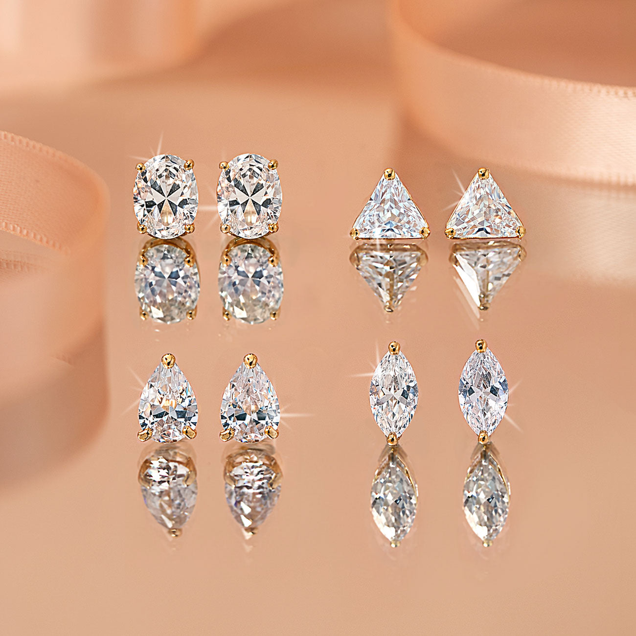 Timeless 14k gold stud earrings from AMYO, perfect for Mother’s Day, Valentine’s Day, birthdays, and everyday gifting.
